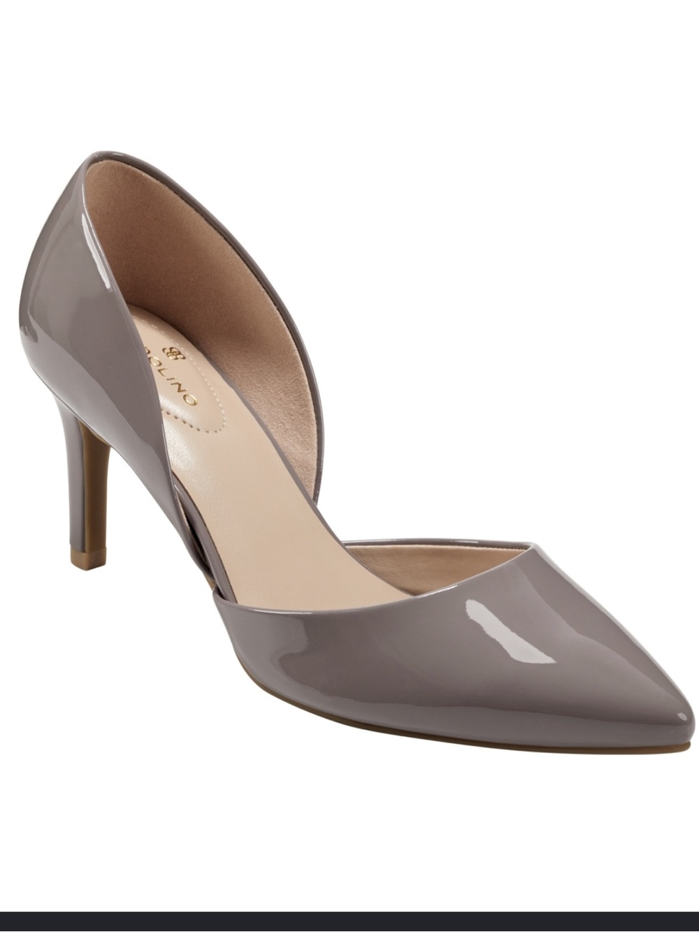 Bandolino Classic Pointed-Toe D'Orsay Pump in Taupe Size 5 NWOT